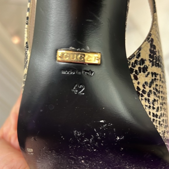 Gucci sling backs - Picture 6 of 9